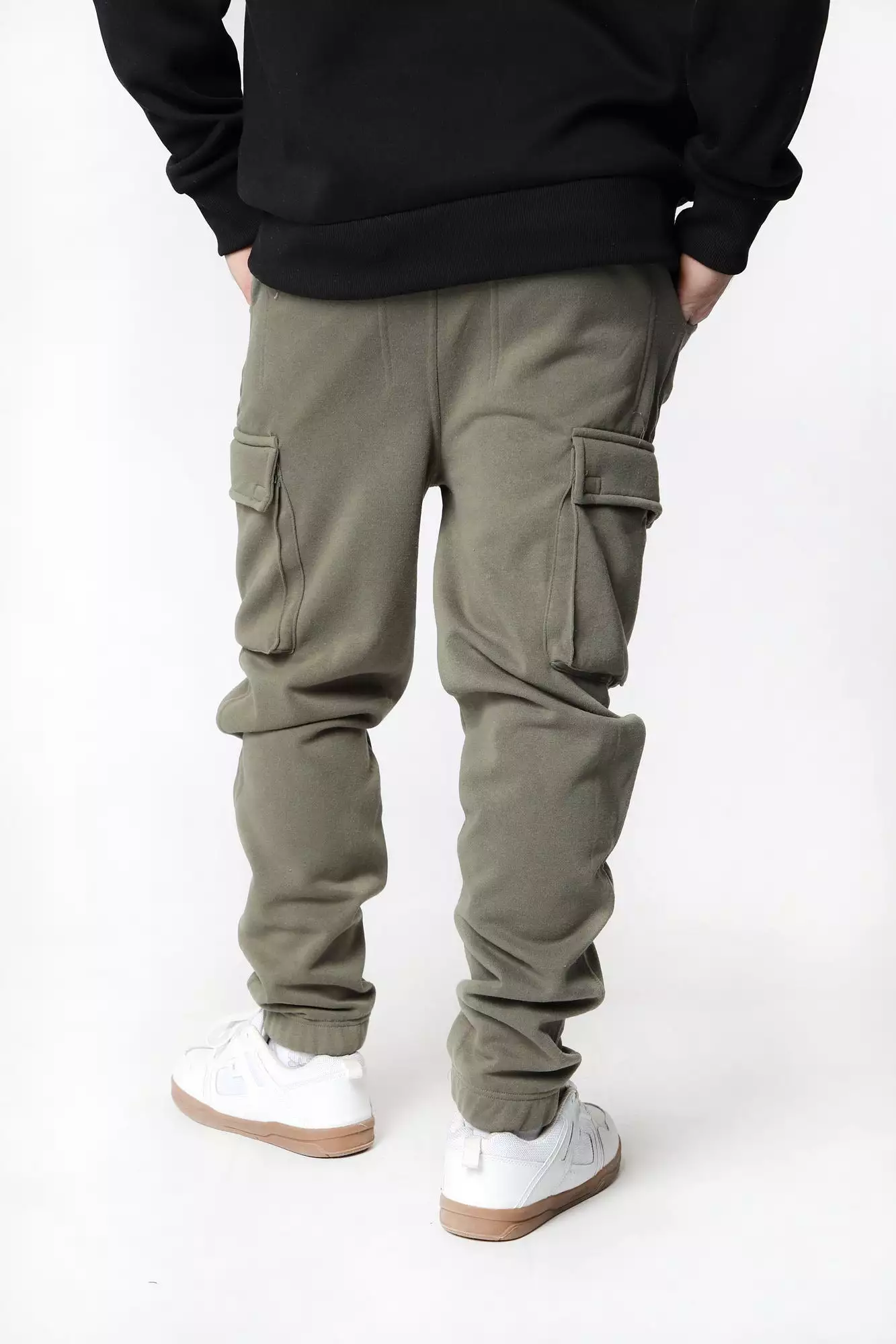 West49 Mens Fleece Cargo Jogger