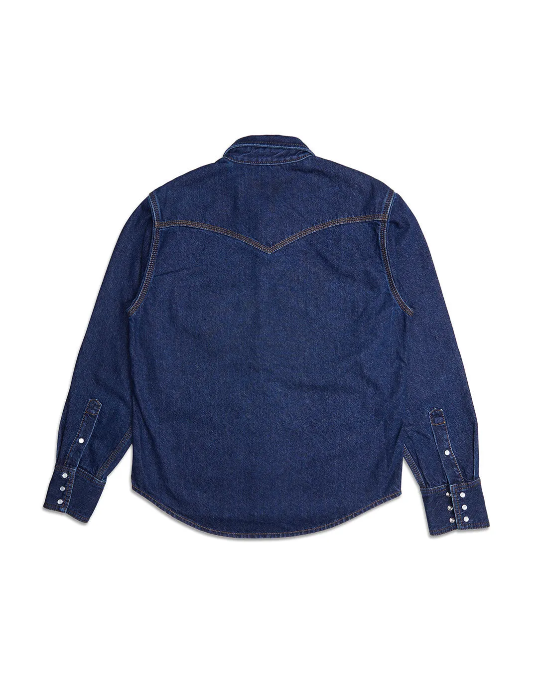 WESTERN DENIM SHIRT - BLUE