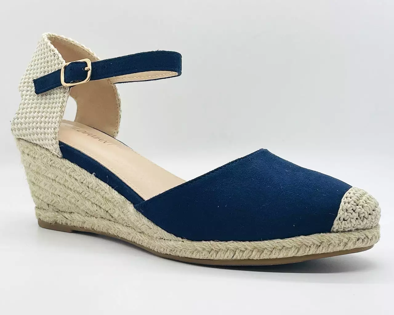 Women's Ankle Strap Faux Suede Espadrille Sandals