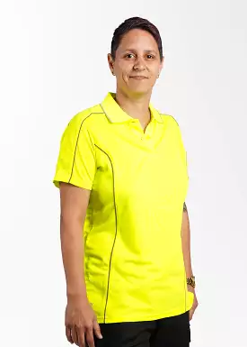 Women's cool mesh polo shirt