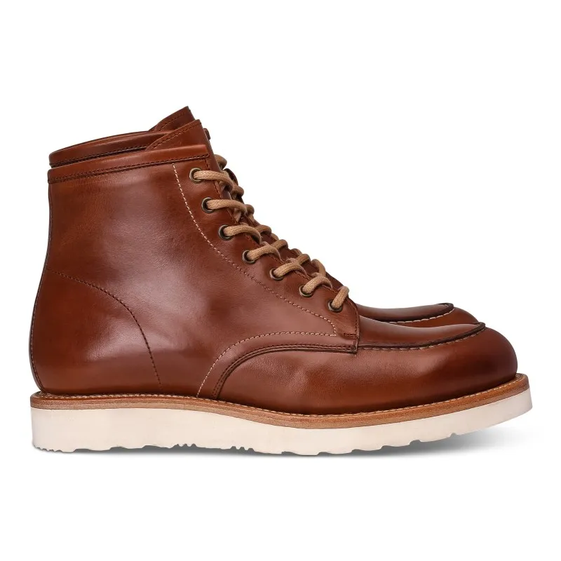 Yanko Moc toe boot medium brown