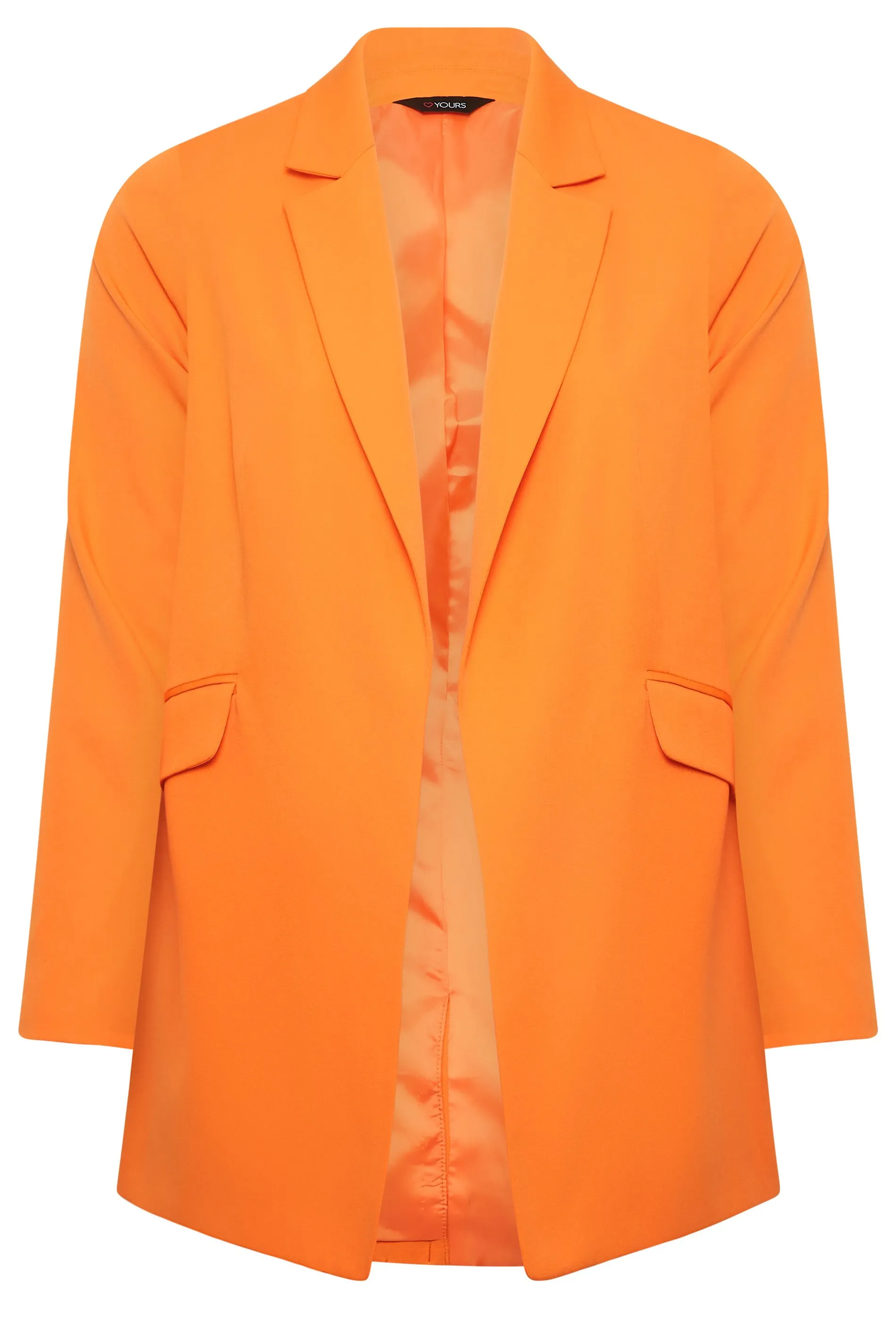 YOURS Curve Orange Tailored Blazer