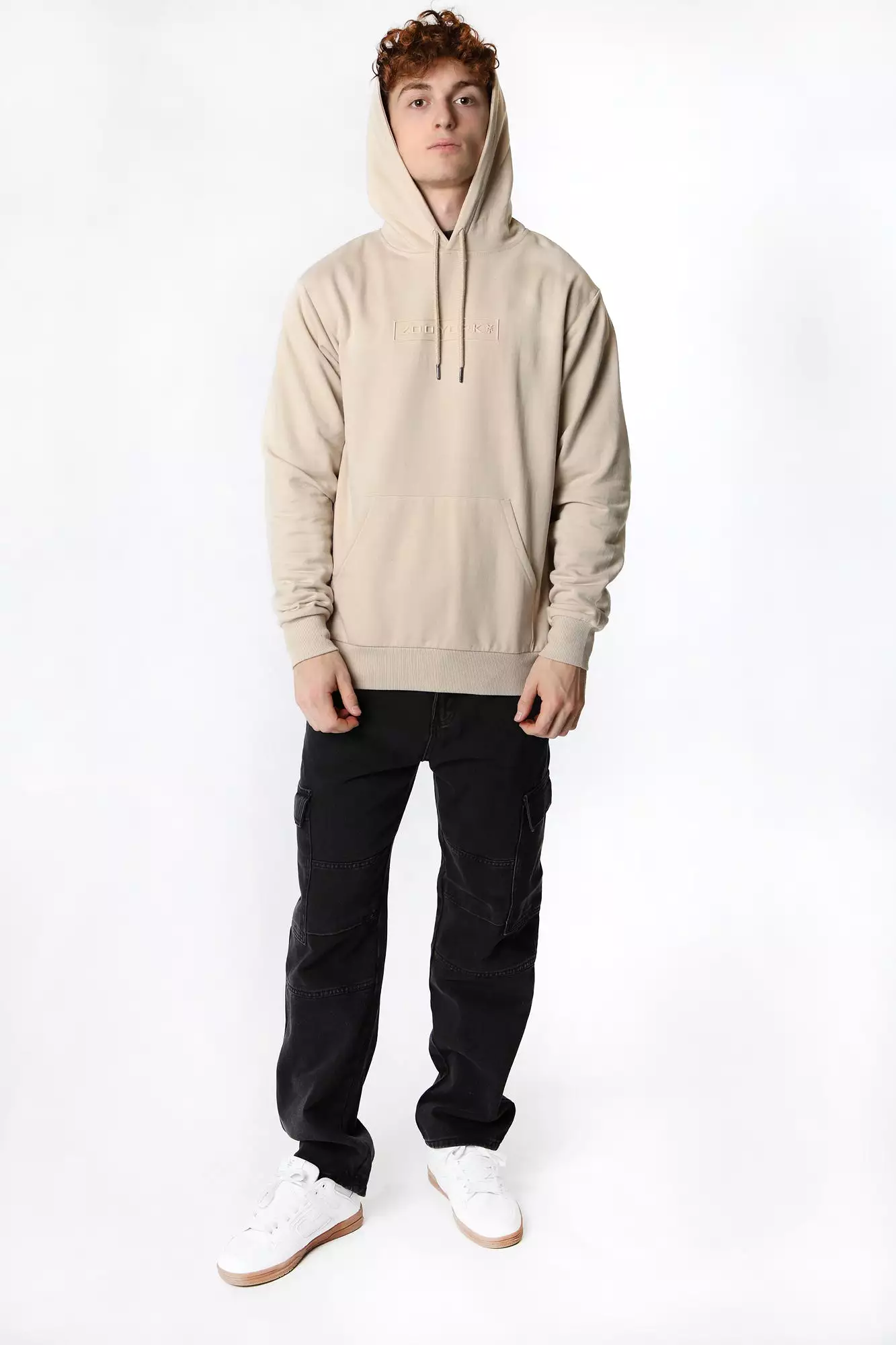 Zoo York Mens Tonal Logo Hoodie