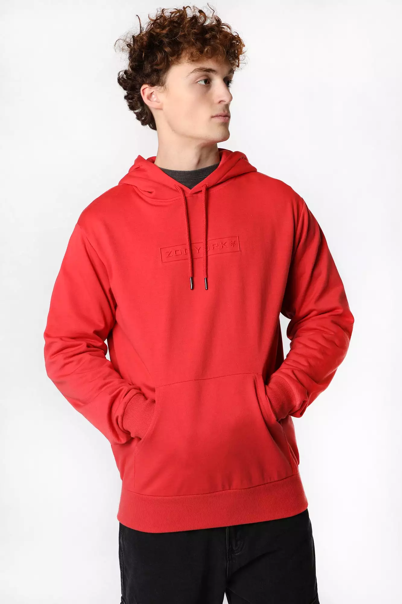 Zoo York Mens Tonal Logo Hoodie