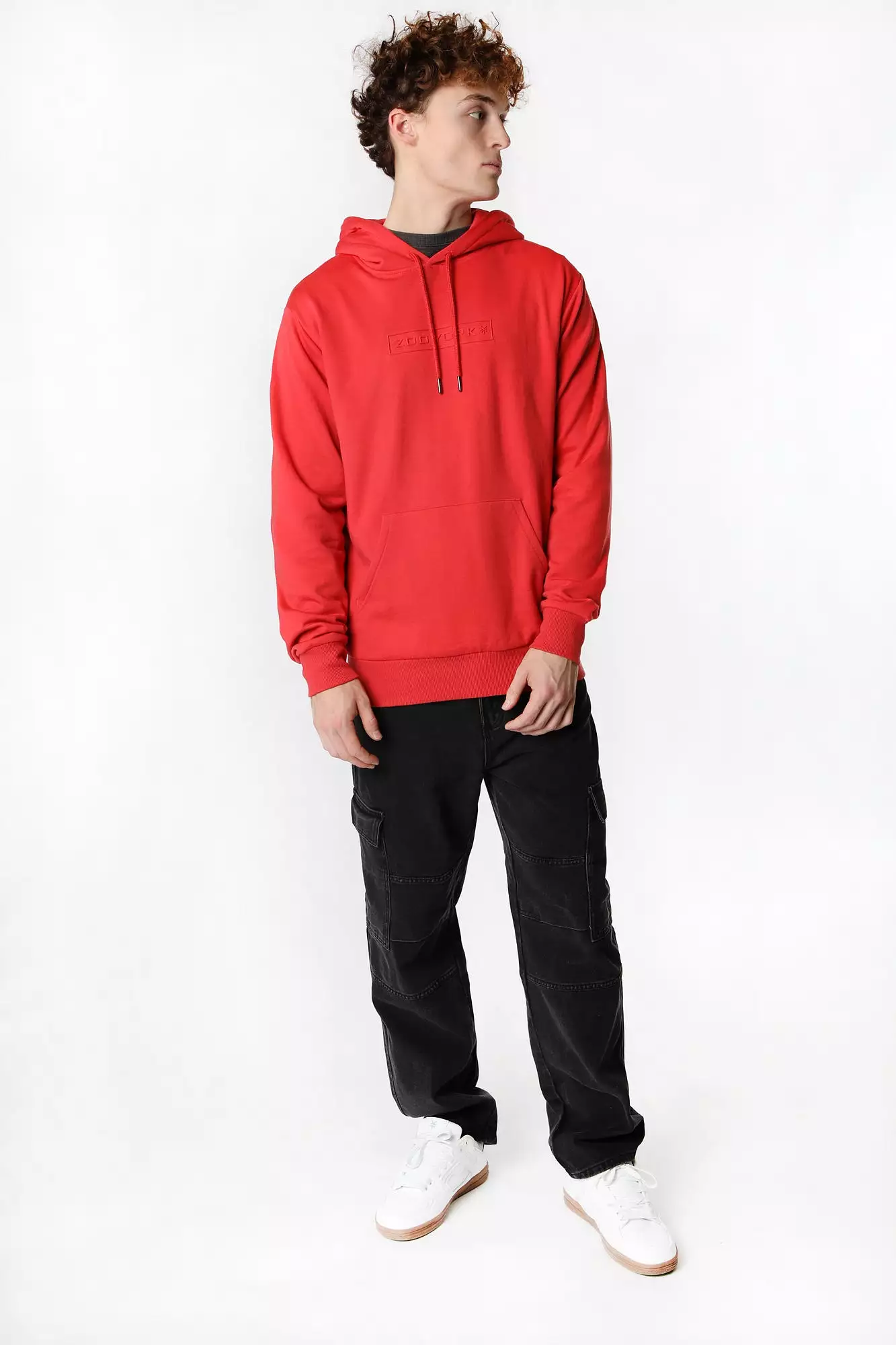 Zoo York Mens Tonal Logo Hoodie