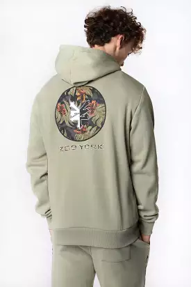 Zoo York Mens Tropical Logo Hoodie